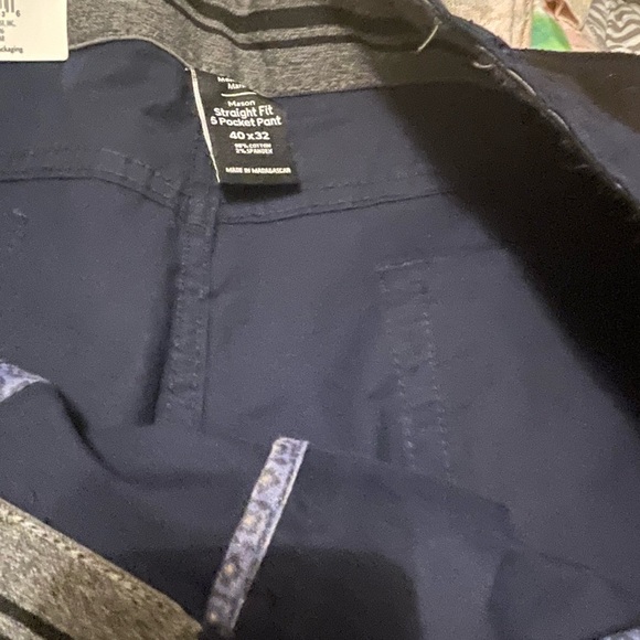 Member Marks Men Mason Straight Fit 5 Pocket Pant Size: 40 X 32 - Picture 5 of 5